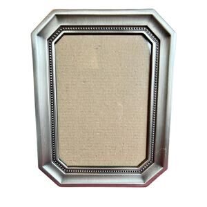 Burnes of Boston brushed silver metal picture photo frame wall  table home decor